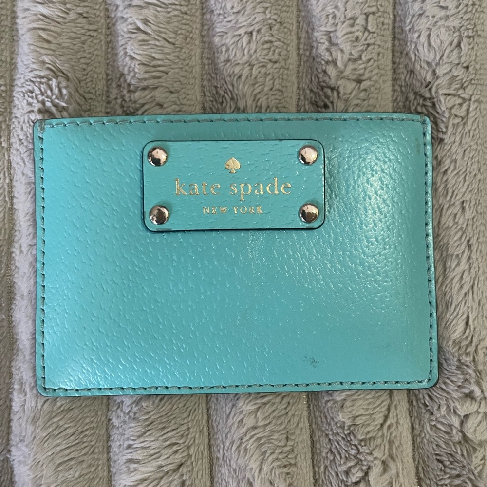Kate Spade Aqua Card Holder